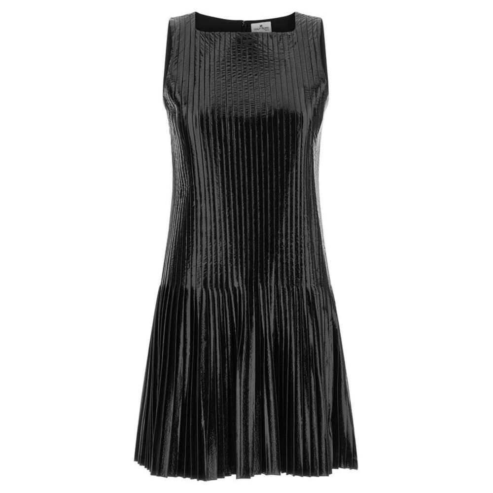 Courreges Women Vinyl Pleated Dress